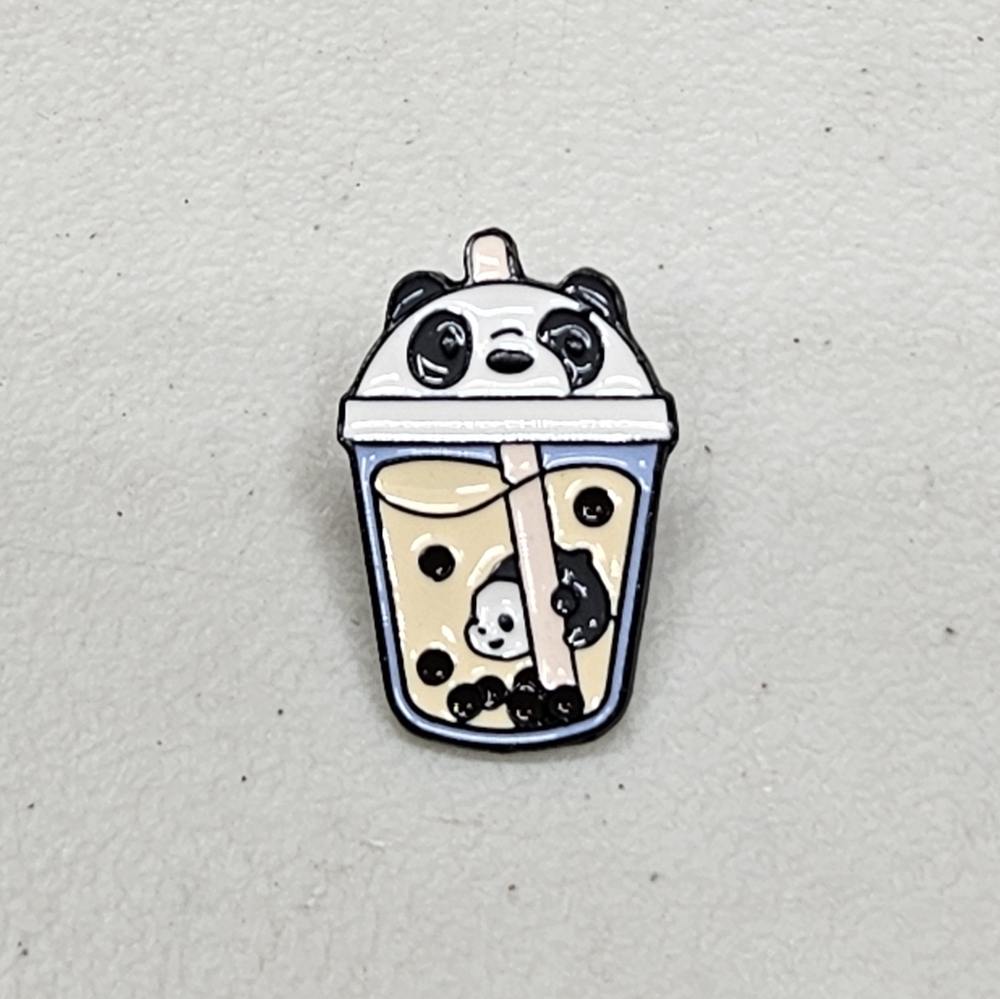 Boba Panda Enamel Pin